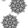 tatouage ephemere main mandala Tatouage éphémère main mandala
