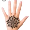 tatouage ephemere main mandala photo Tatouage éphémère main mandala