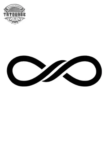 tatouage ephemere noeud infini Tatouage éphémère noeud infini