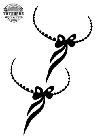 Tatouage éphémère noeud main