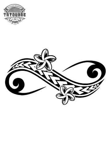 tatouage ephemere ohana infini Tatouage éphémère ohana infini