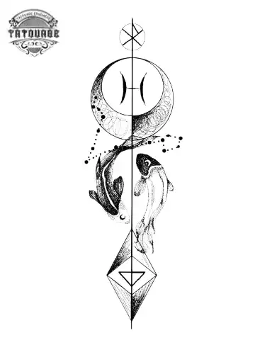 tatouage ephemere poisson astrologie Tatouage éphémère poisson astrologie