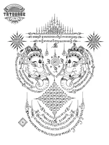 tatouage ephemere priere bouddhiste Tatouage éphémère prière bouddhiste