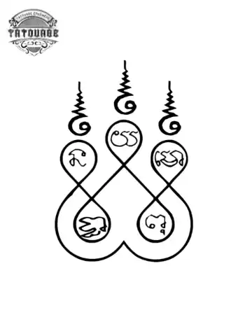 tatouage ephemere signe bouddhiste Tatouage éphémère signe bouddhiste