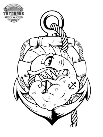 tatouage ephemere tete poisson Tatouage éphémère tête poisson