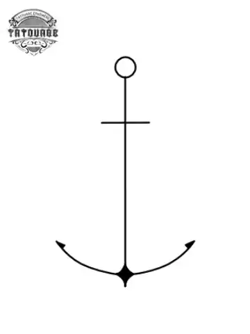 tatouage ephemere ancre fine Tatouage éphémère ancre fine