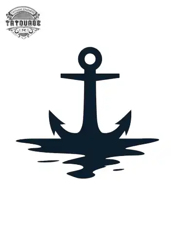tatouage ephemere ancre symbole Tatouage éphémère ancre symbole