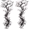 tatouage ephemere arbre poignet Tatouage éphémère arbre poignet