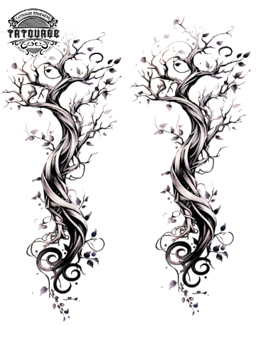 tatouage ephemere arbre poignet Tatouage éphémère arbre poignet