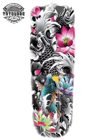 tatouage ephemere asiatique hanche Tatouage éphémère asiatique hanche