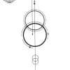 Tatouage éphémère avant bras 2 cercles