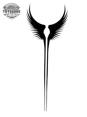 tatouage ephemere avant bras aile Tatouage éphémère avant bras aile