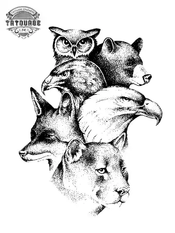 tatouage ephemere avant bras animaux Tatouage éphémère avant bras animaux
