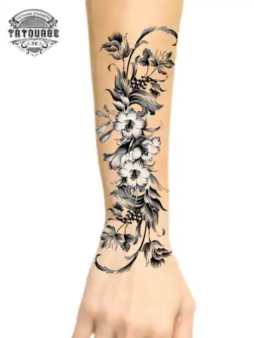 tatouage ephemere avant bras arabesque photo Tatouage éphémère avant bras arabesque