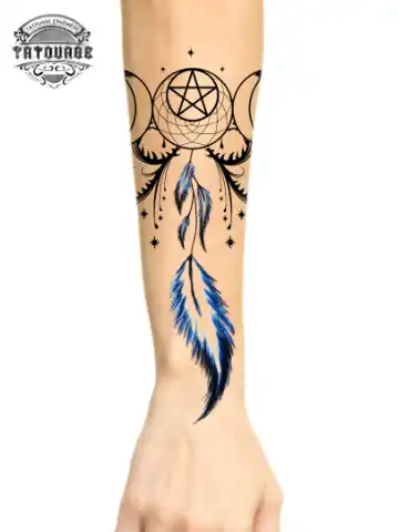tatouage ephemere avant bras attrape reve photo Tatouage éphémère avant bras attrape rêve