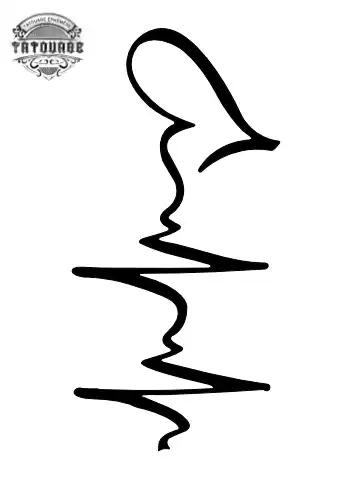 tatouage ephemere avant bras battement coeur Tatouage éphémère avant bras battement coeur