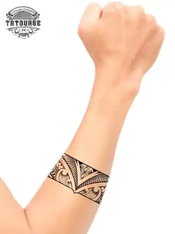 tatouage ephemere avant bras bracelet homme photo Tatouage éphémère avant bras bracelet homme