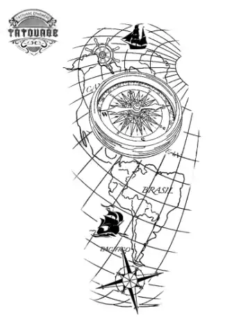 tatouage ephemere avant bras carte du monde Tatouage éphémère avant bras carte du monde