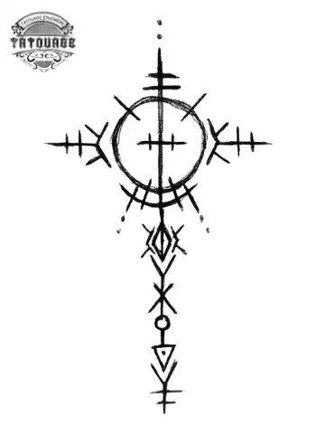 Tatouage éphémère avant bras celtique