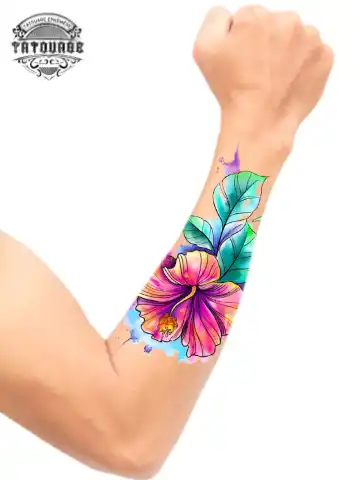 Tatouage éphémère avant bras couleur