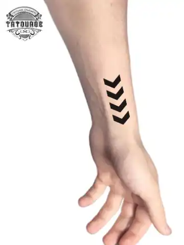 Tatouage éphémère avant bras discret