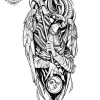 tatouage ephemere avant bras egyptien Tatouage éphémère avant bras égyptien