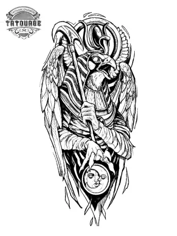 tatouage ephemere avant bras egyptien Tatouage éphémère avant bras égyptien