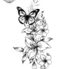 tatouage ephemere avant bras femme fleur Tatouage éphémère avant bras femme fleur