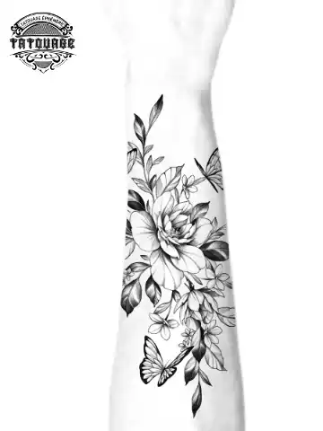 Tatouage éphémère avant bras femme