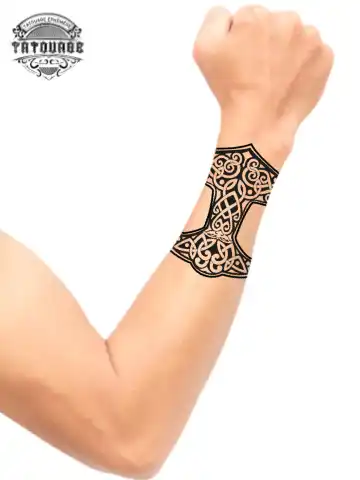 Tatouage éphémère avant bras homme bracelet