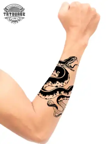 Tatouage éphémère avant bras homme