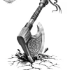 tatouage ephemere avant bras homme viking Tatouage éphémère avant bras homme viking