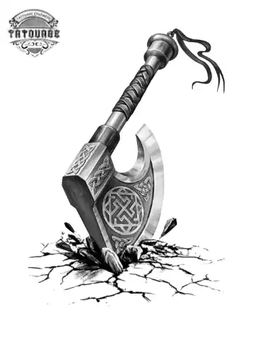 tatouage ephemere avant bras homme viking Tatouage éphémère avant bras homme viking