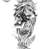 tatouage ephemere avant bras jesus Tatouage éphémère avant bras jesus