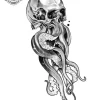tatouage ephemere avant bras kraken Tatouage éphémère avant bras kraken