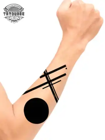 tatouage ephemere avant bras ligne photo Tatouage éphémère avant bras ligne