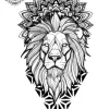 tatouage ephemere avant bras lion Tatouage éphémère avant bras lion