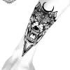 Tatouage éphémère avant bras loup