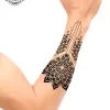 tatouage ephemere avant bras mandala photo Tatouage éphémère avant bras mandala