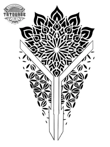 tatouage ephemere avant bras mandala Tatouage éphémère avant bras mandala