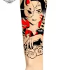 tatouage ephemere avant bras manga photo Tatouage éphémère avant bras manga