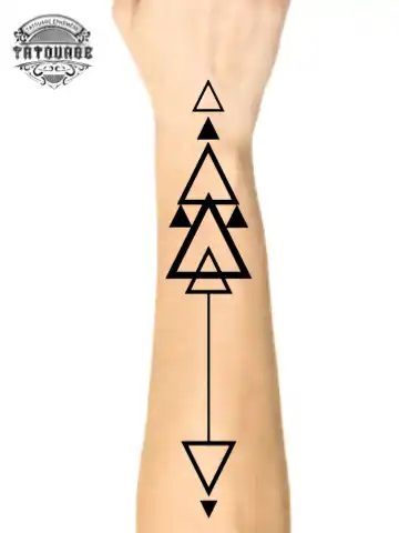 tatouage ephemere avant bras minimaliste photo Tatouage éphémère avant bras minimaliste