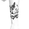 tatouage ephemere avant bras montagne photo Tatouage éphémère avant bras montagne