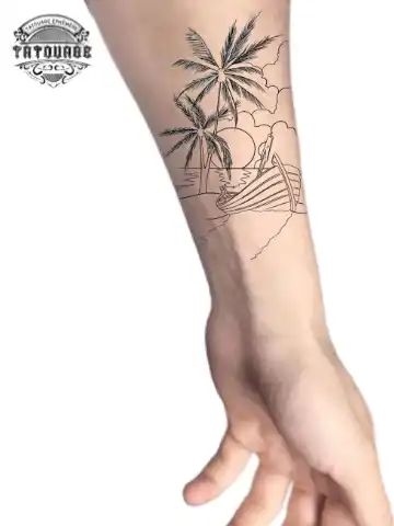 tatouage ephemere avant bras nature photo Tatouage éphémère avant bras nature