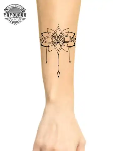 tatouage ephemere avant bras noeud photo Tatouage éphémère avant bras noeud