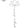 Tatouage éphémère avant bras phrase