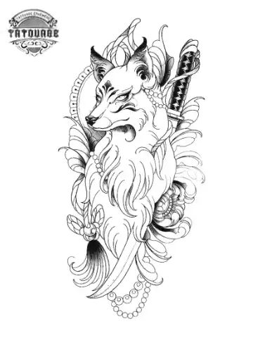 tatouage ephemere avant bras renard Tatouage éphémère avant bras renard