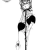 Tatouage éphémère avant bras rose