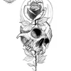tatouage ephemere avant bras rose homme Tatouage éphémère avant bras rose homme