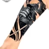 Tatouage éphémère avant bras samouraï
